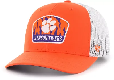 '47 Men's Clemson Tigers Orange Factor Trucker Adjustable Hat