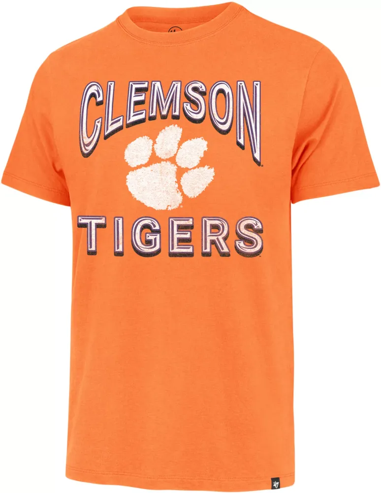 ‘47 Men's Clemson Tigers Orange Fan Out Franklin T-Shirt