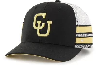 '47 Men's Colorado Buffaloes Black Straight 8 Trucker Adjustable Hat