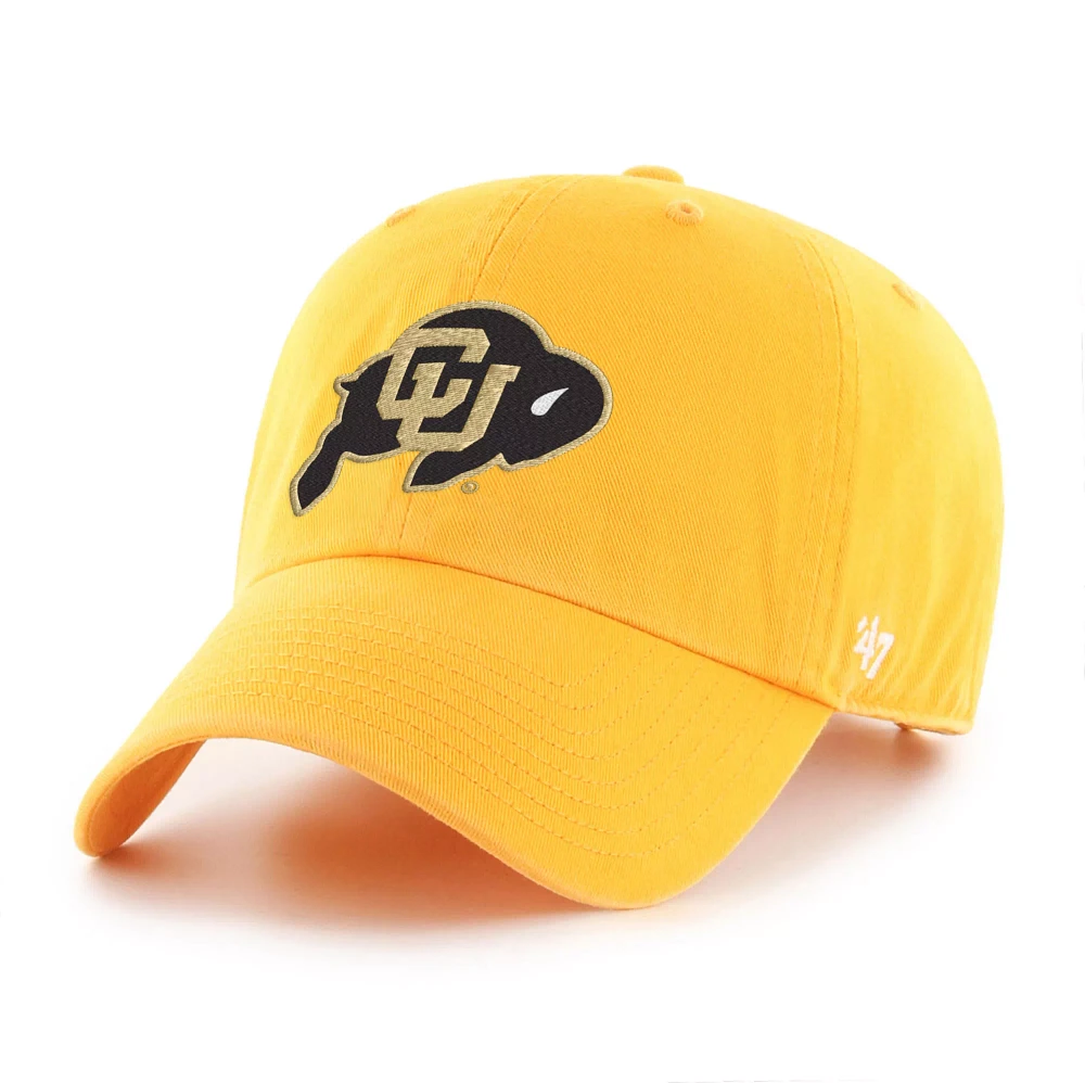 ‘47 Men's Colorado Buffaloes Gold Clean Up Adjustable Hat