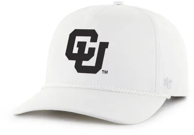 ‘47 Men's Colorado Buffaloes White Rope Hitch Adjustable Hat