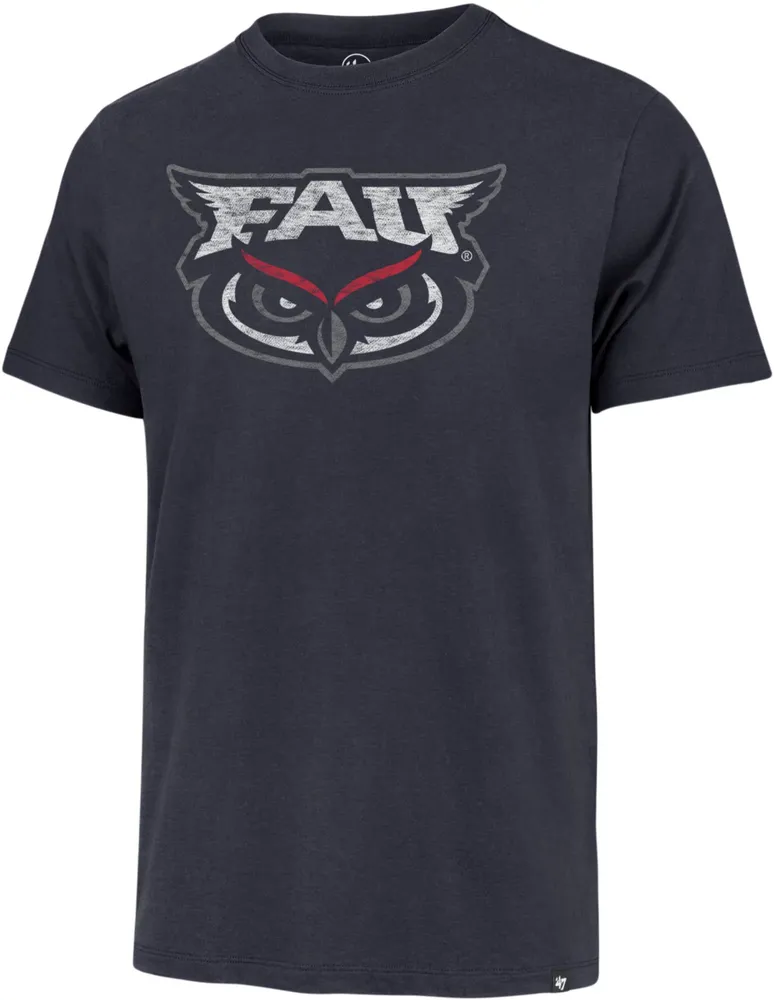 ‘47 Men's Florida Atlantic Owls Navy Logo T-Shirt