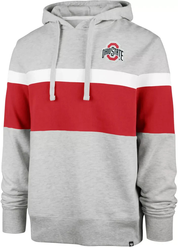 ‘47 Men's Ohio State Buckeyes Grey Warren Pullover Hoodie