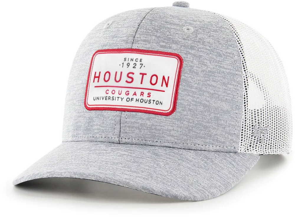 '47 Men's Houston Cougars Grey Trucker Adjustable Hat