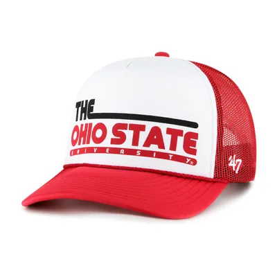 '47 Men's Ohio State Buckeyes Scarlet Article Trucker Adjustable Hat