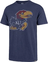 ‘47 Men's Kansas Jayhawks Blue Grit Scrum T-Shirt