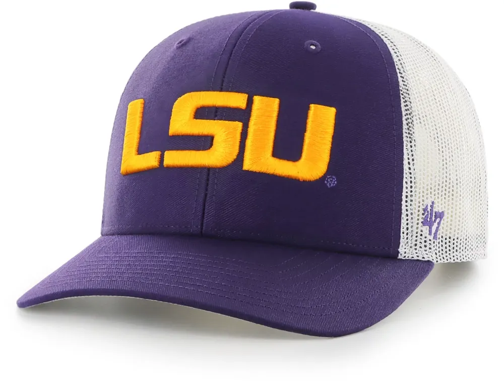 '47 Men's LSU Tigers Purple Trucker Adjustable Hat