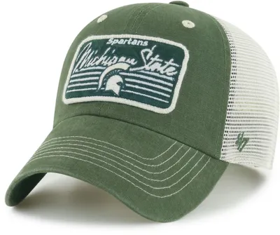 ‘47 Men's Michigan State Spartans Green 5 Point Clean Up Adjustable Hat