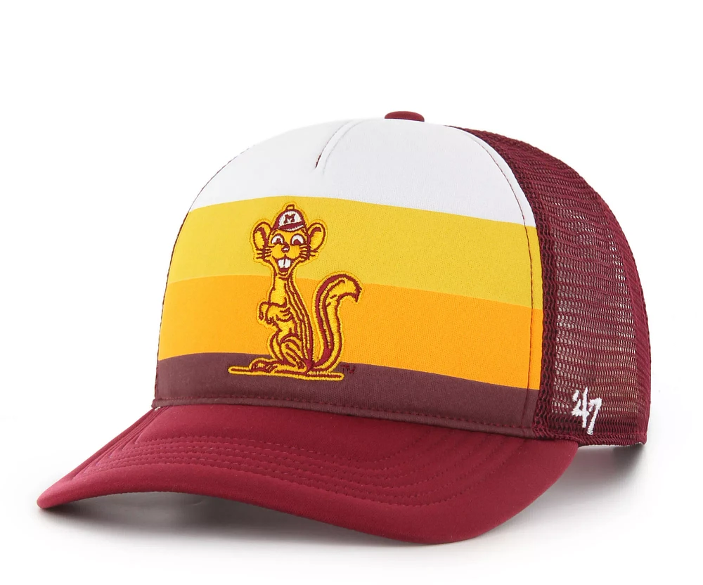 '47 Men's Minnesota Golden Gophers Maroon Kelso Trucker Adjustable Hat