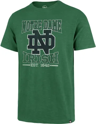 ‘47 Men's Notre Dame Fighting Irish Green Block Built T-Shirt