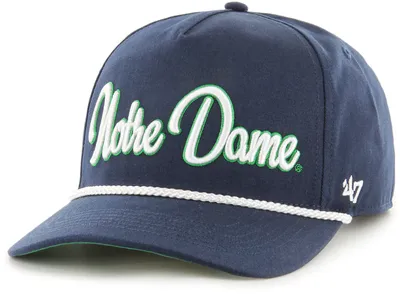 ‘47 Men's Notre Dame Fighting Irish Navy Overhand Script Hitch Adjustable Hat