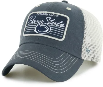 ‘47 Men's Penn State Nittany Lions Blue 5 Point Clean Up Adjustable Hat