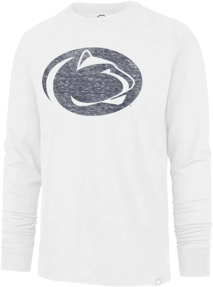 ‘47 Men's Penn State Nittany Lions White Long Sleeve Franklin T-Shirt