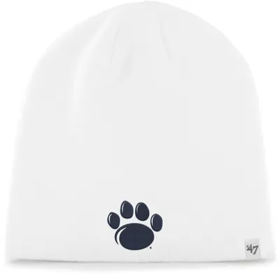 ‘47 Men's Penn State Nittany Lions White Paw Knit Beanie