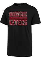 ‘47 Men's San Diego State Aztecs Black Block Stripe T-Shirt