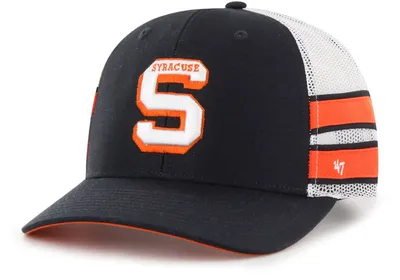 '47 Men's Syracuse Orange Blue Straight 8 Trucker Adjustable Hat