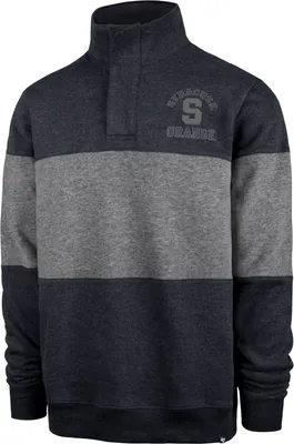 ‘47 Men's Syracuse Orange Blue Wyatt 1/4 Snap Pullover