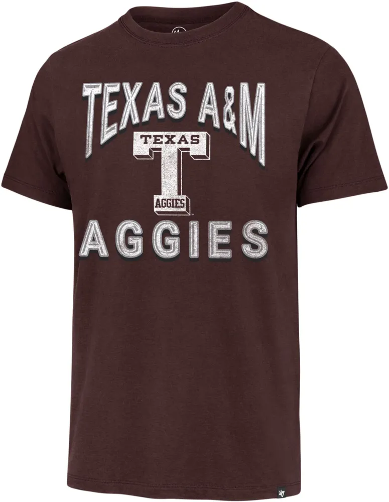 ‘47 Men's Texas A&M Aggies Maroon Fan Out Franklin T-Shirt