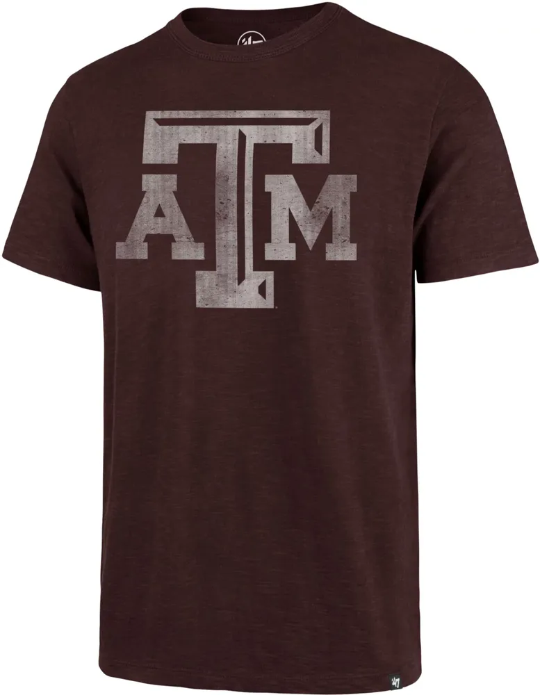 ‘47 Men's Texas A&M Aggies Maroon Grit Scrum T-Shirt