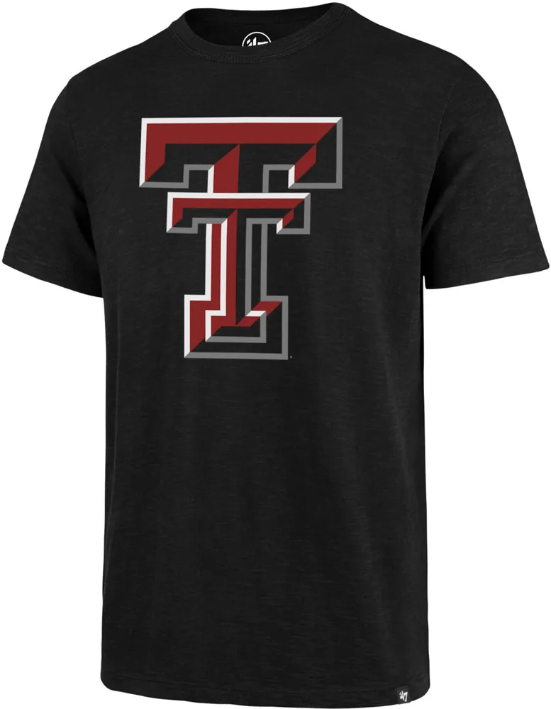 ‘47 Men's Texas Tech Red Raiders Black Grit Scrum T-Shirt