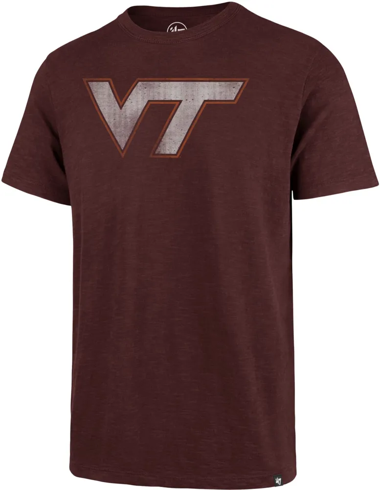 ‘47 Men's Virginia Tech Hokies Maroon Grit Scrum T-Shirt