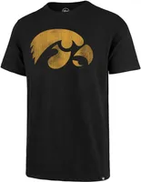 ‘47 Men's Iowa Hawkeyes Black Grit Scrum T-Shirt