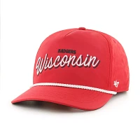 ‘47 Men's Wisconsin Badgers Red Fairway Rope Hitch Adjustable Hat