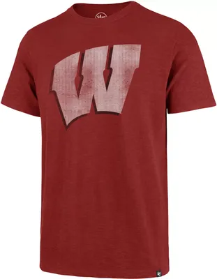 ‘47 Men's Wisconsin Badgers Red Grit Scrum T-Shirt