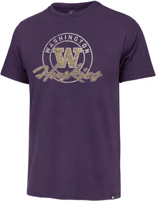 ‘47 Men's Washington Huskies Purple Ring Tone T-Shirt