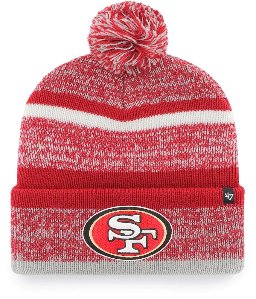 '47 Men's San Francisco 49ers Northward Cuffed Red Beanie