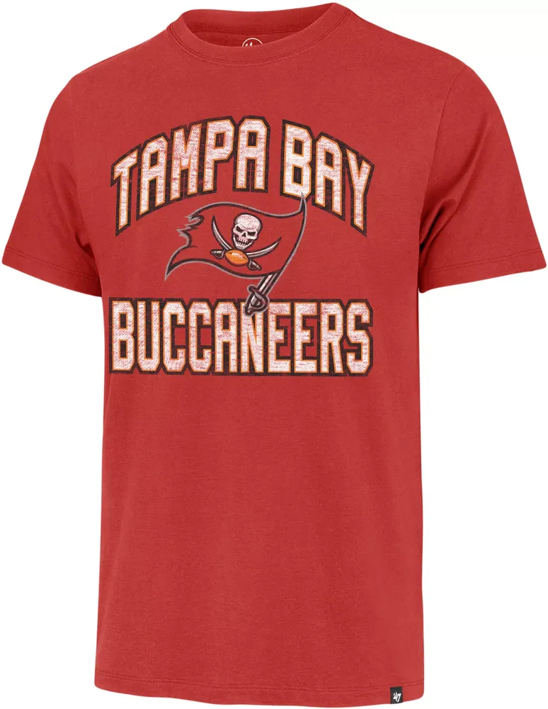 '47 Men's Tampa Bay Buccaneers Play Action Red T-Shirt