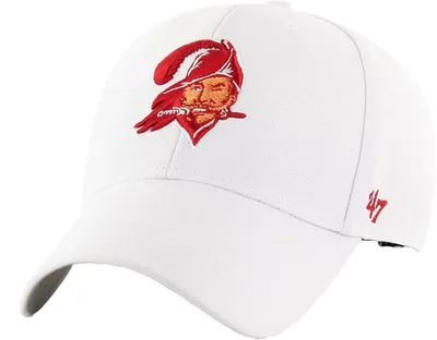 '47 Men's Tampa Bay Buccaneers MVP Legacy White Adjustable Hat