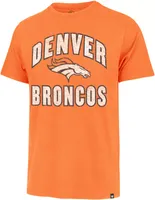 '47 Men's Denver Broncos Play Action Orange T-Shirt