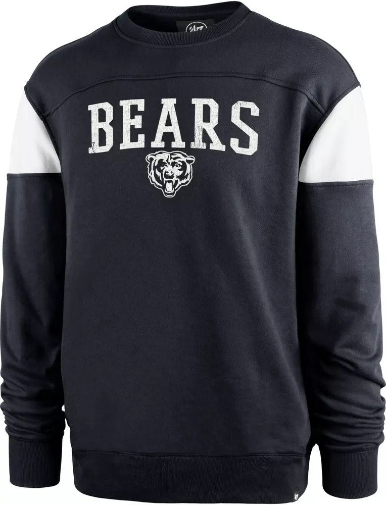 '47 Men's Chicago Bears Groundbreak Blue Crew Sweatshirt