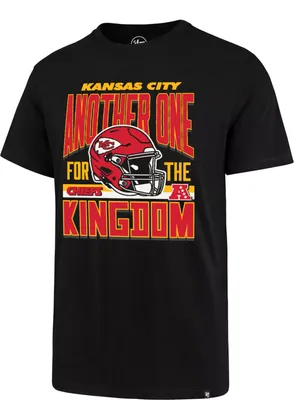 '47 Men's Kansas City Chiefs 'For the Kingdom' Black T-Shirt