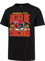 '47 Men's Kansas City Chiefs 'For the Kingdom' Black T-Shirt