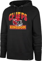 '47 Men's Kansas City Chiefs Kingdom Helmet Black Pullover Hoodie