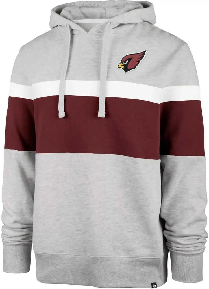 '47 Men's Arizona Cardinals Warren Grey Hoodie