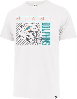 '47 Men's Miami Dolphins Reflex Franklin White T-Shirt