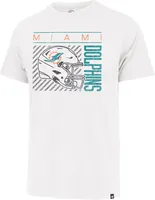 '47 Men's Miami Dolphins Reflex Franklin White T-Shirt