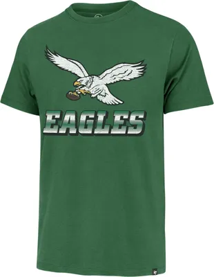 '47 Men's Philadelphia Eagles Upgrade Franklin Kelly Green T-Shirt