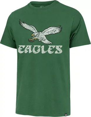 '47 Men's Philadelphia Eagles Replay Franklin Kelly Green T-Shirt