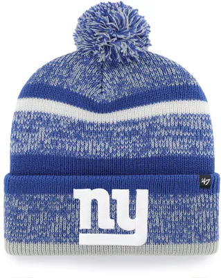 '47 Men's New York Giants Northward Royal Cuffed Beanie