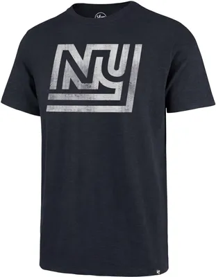 '47 Men's New York Giants Scrum Legacy Logo Navy T-Shirt