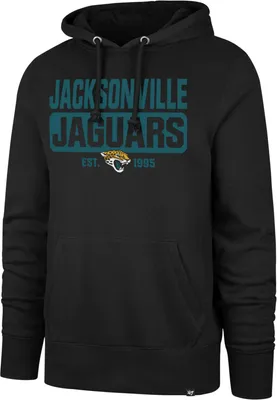 '47 Men's Jacksonville Jaguars Boxout Black Pullover Hoodie