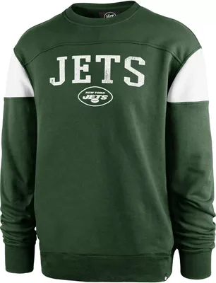 '47 Men's New York Jets Groundbreak Green Crew Sweatshirt