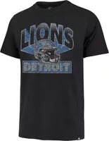 '47 Men's Detroit Lions Amplify Wordmark Black T-Shirt