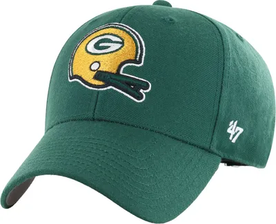 '47 Men's Green Bay Packers MVP Legacy Grey Adjustable Hat