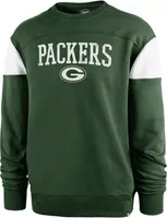 '47 Men's Green Bay Packers Groundbreak Crew Sweatshirt