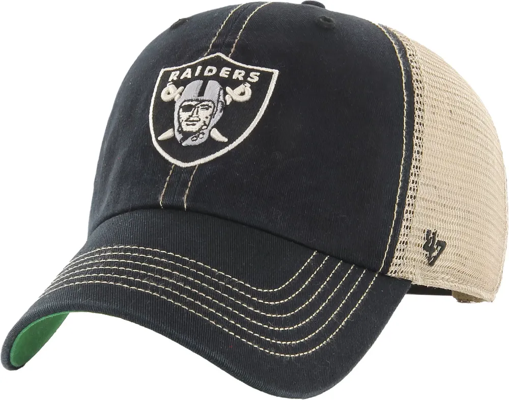 '47 Men's Las Vegas Raiders Clean Up Trawler Black Adjustable Hat